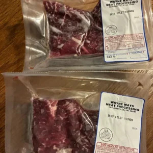 Filet Mignon, grass-fed, organic practices