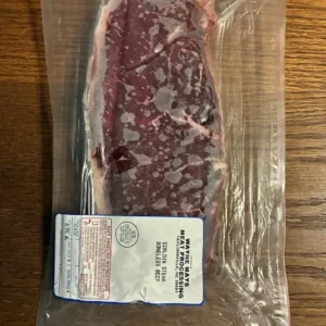 Sirloin (boneless) steak, grass-fed, organic practices