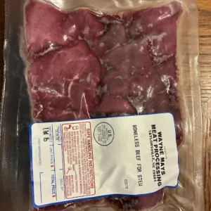Stew, grass-fed, organic practices
