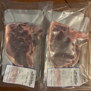 T-Bone, grass-fed, organic practices